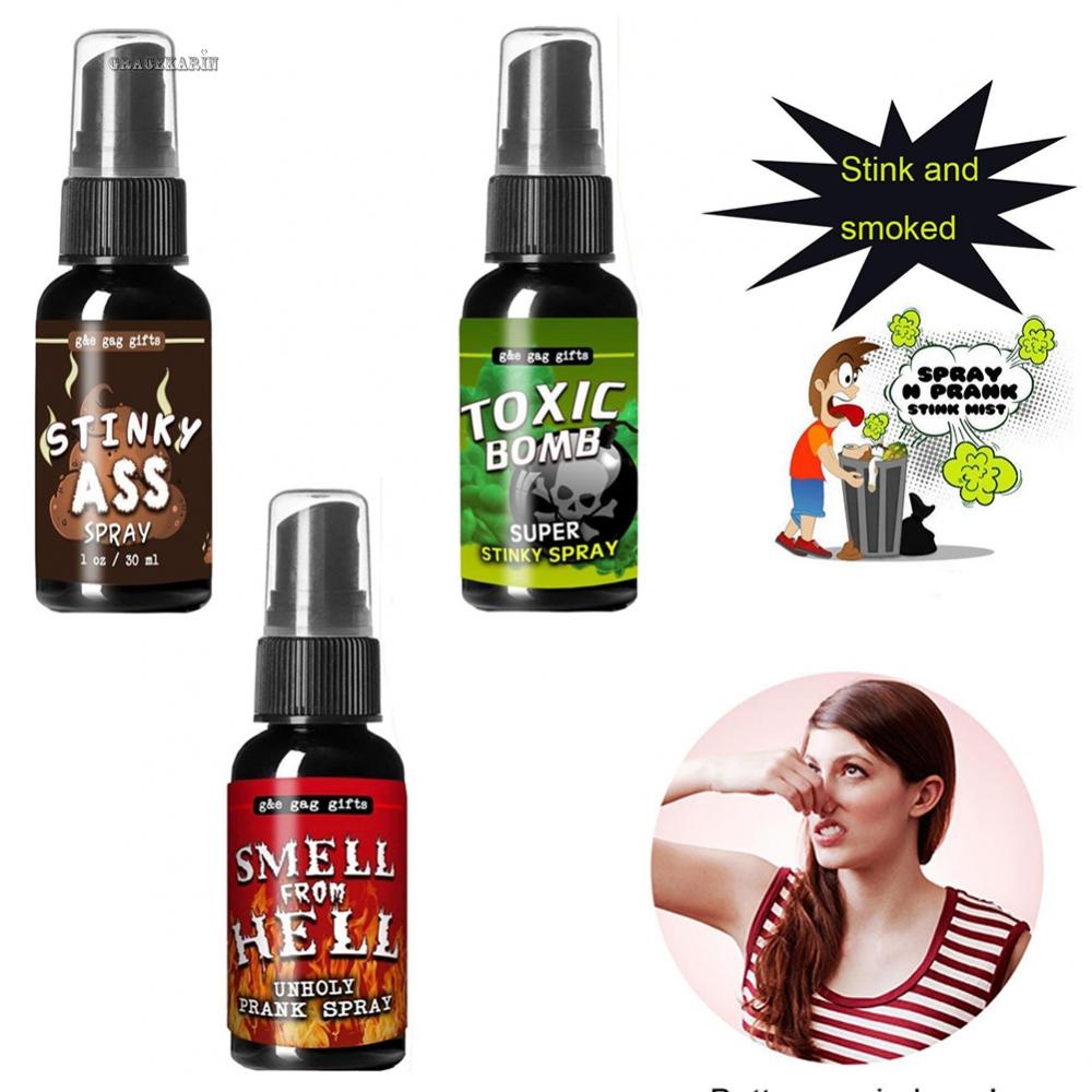 30ML Novelties Liquid Fart Gag Prank Joke Spray Can Stink Bomb Smelly Stinky-Gas