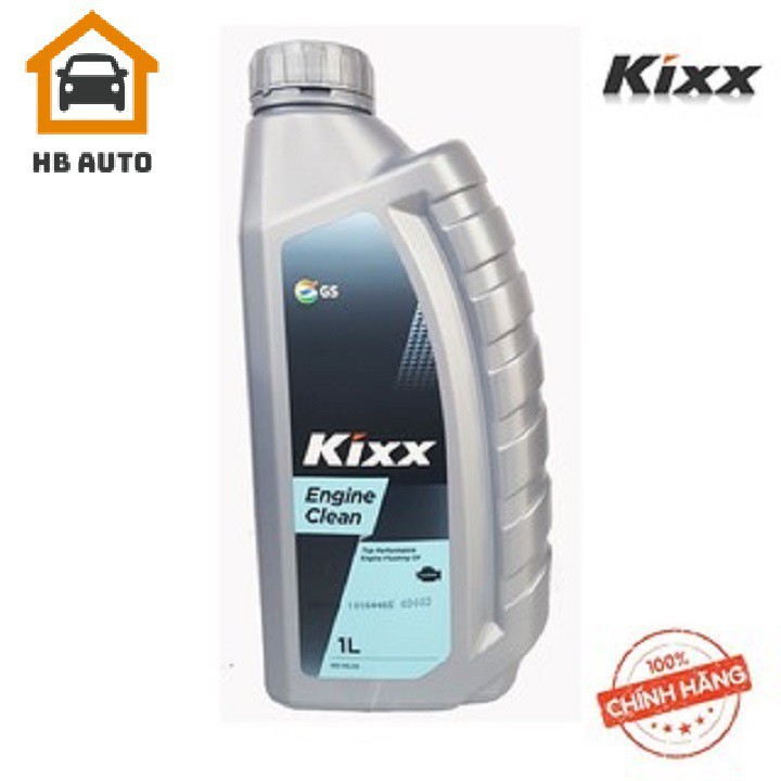 [Dầu Xúc Rửa Động Cơ ] Kixx ENGINE CLEAN – 1Lít nhập khẩu Hàn Quốc (Súc sạch ,tăng tuổi thọ cho xe)