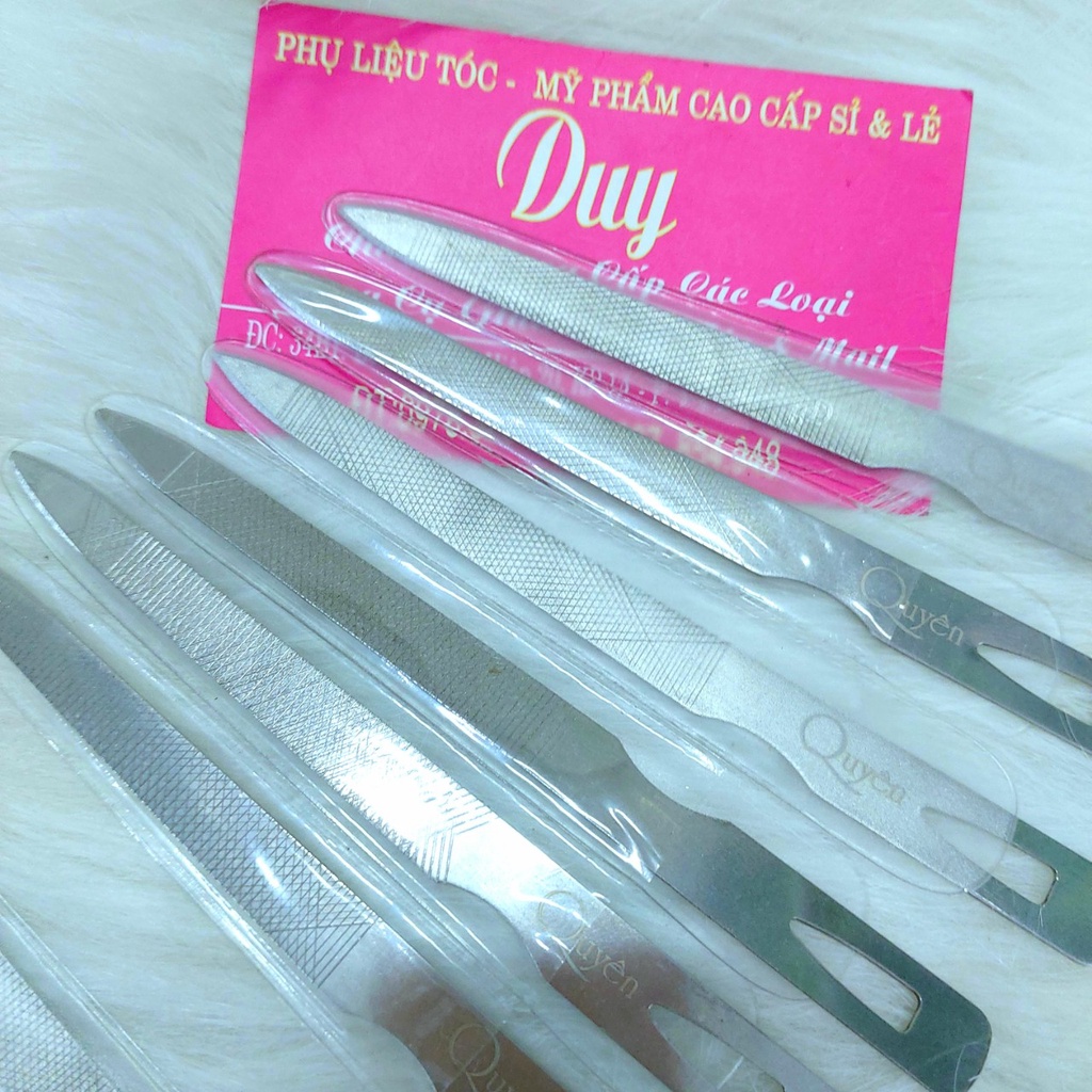 Dũa Giấy + Dũa Sắt  + Cục Chà Móng  Các Loại