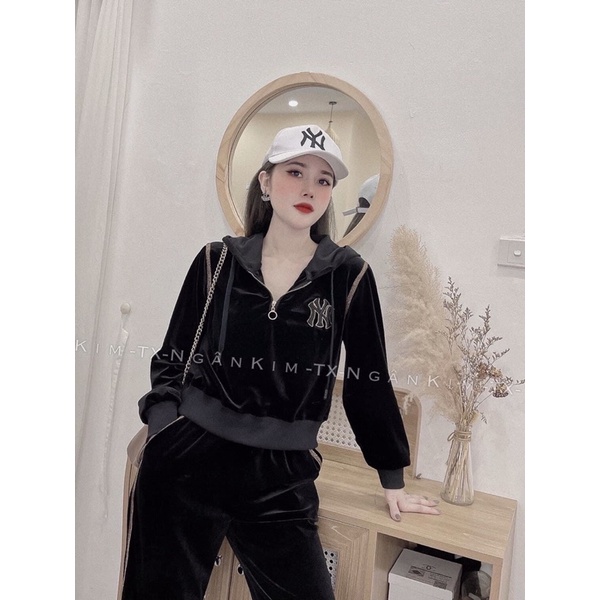 SET THỂ THAO NHUNG CHẠY VIỀN CỰC ĐẸP