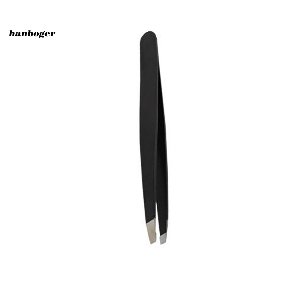 Nhíp nhổ lông mày đầu nghiên bằng thép không gỉ chuyên dụng