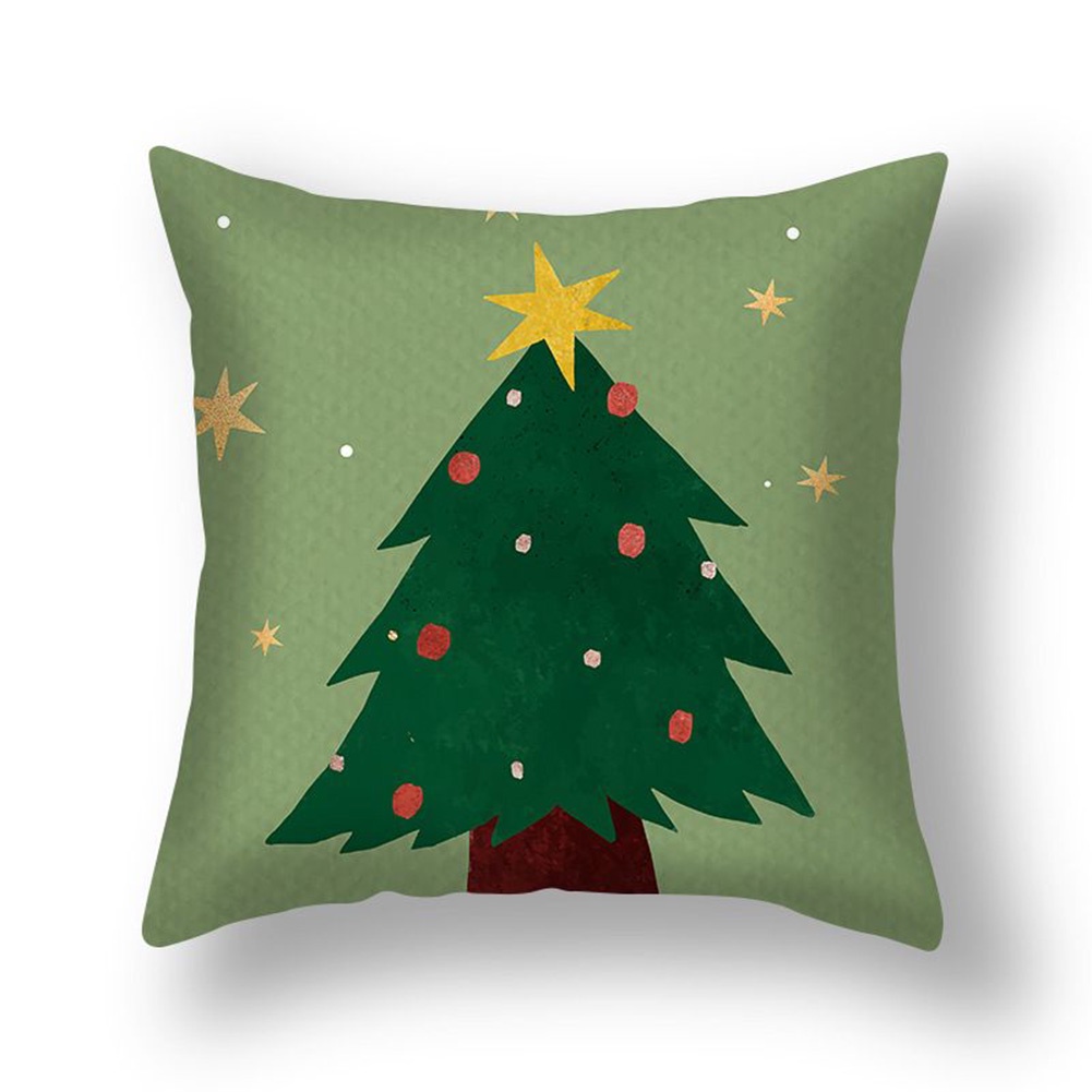 【FOR BIG SALE】45cm Christmas Xmas Cushion Cover Pillow Case Sofa Home Décor Santa Claus Home Decoration