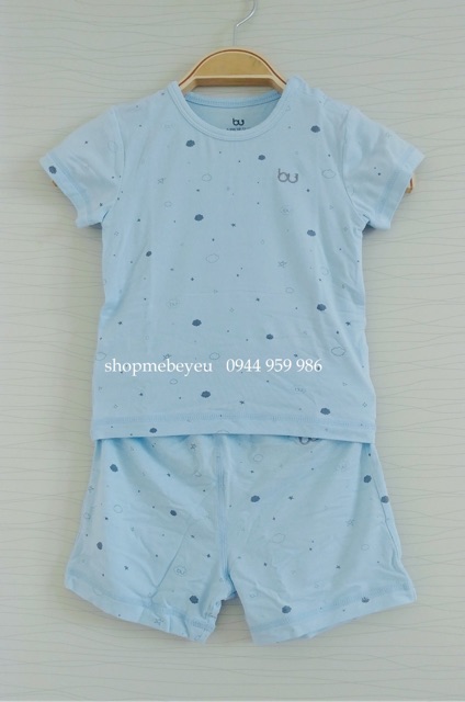 Bu bamboo Bộ cộc tay Bu chất bamboo sợi tre cài vai 2020