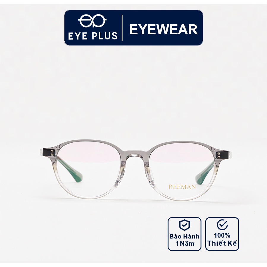 Gọng kính cận nam nữ EYE PLUS mắt tròn trẻ trung cá tính thời trang Reeman-8066