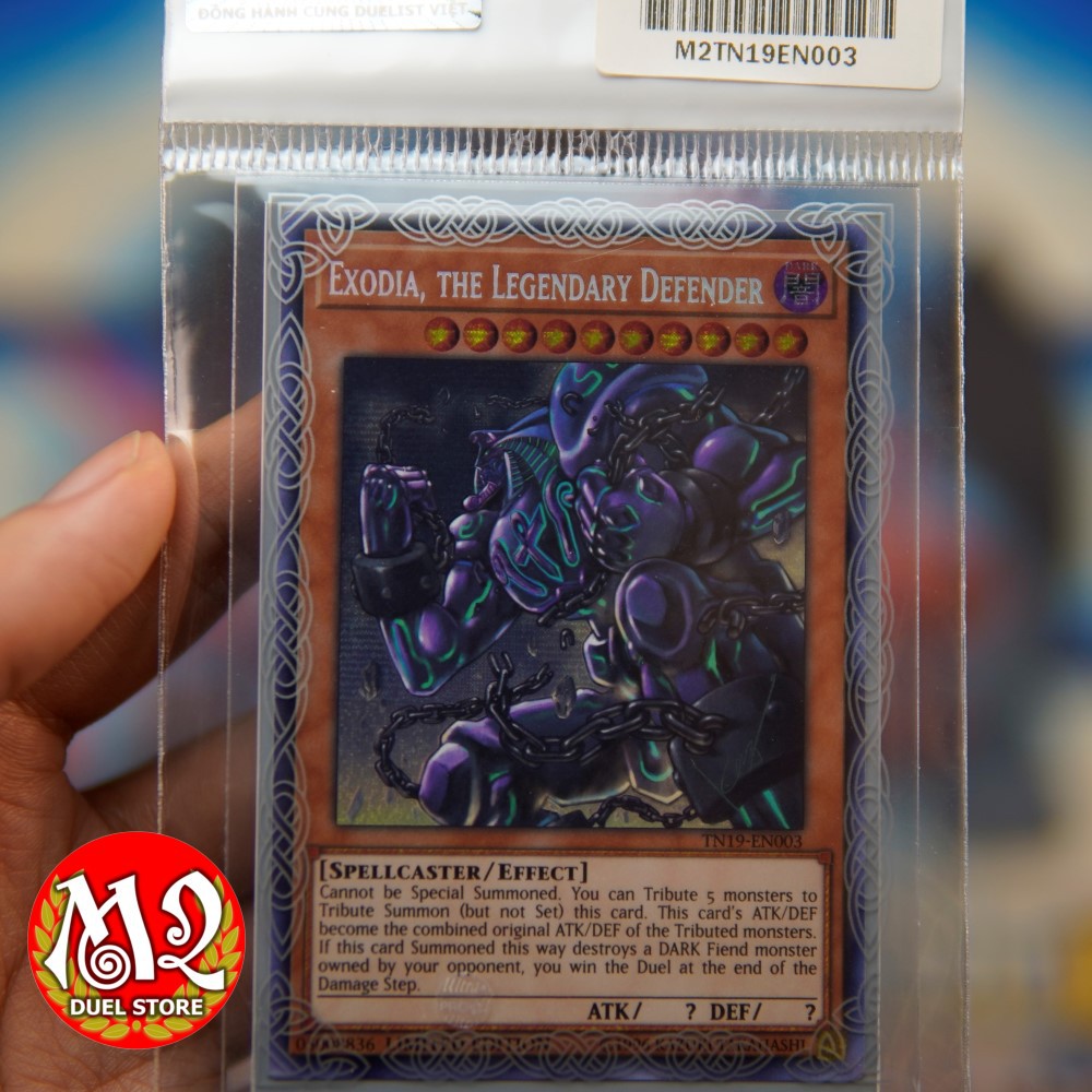 Lá bài Yugioh TN19-EN003 -Thần sức mạnh Exodia the Legendary Defender - Prismatic Secret -  Bảo quản M2SCCQ-LITE