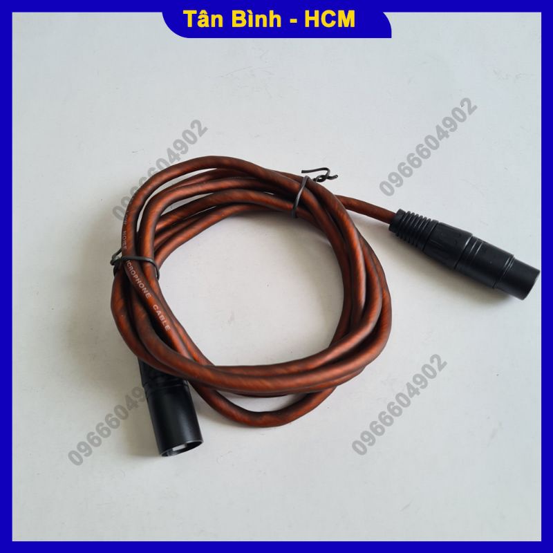 Dây canon jack hoa sen 2 đầu đực cái dây nối mic với f4