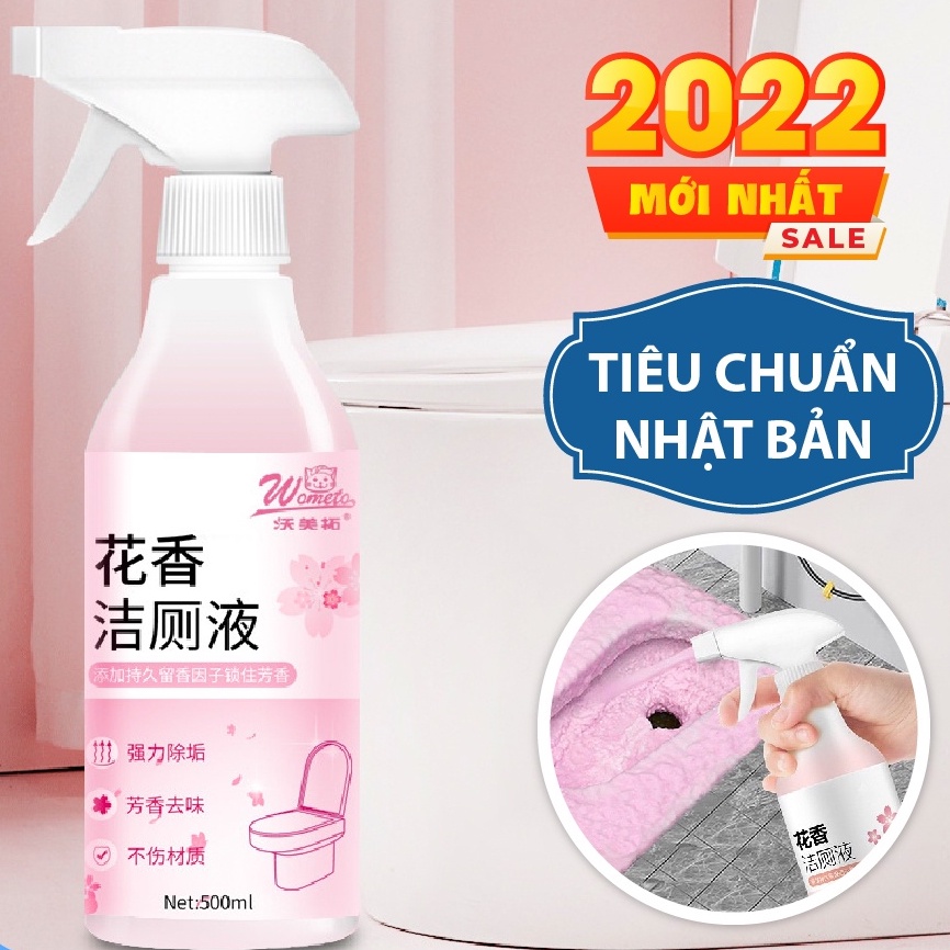 Chai Xịt Tẩy Rửa Bồn Cầu, Nhà Vệ Sinh Đa Năng Siêu Sạch Hương Nước Hoa Anh Đào
