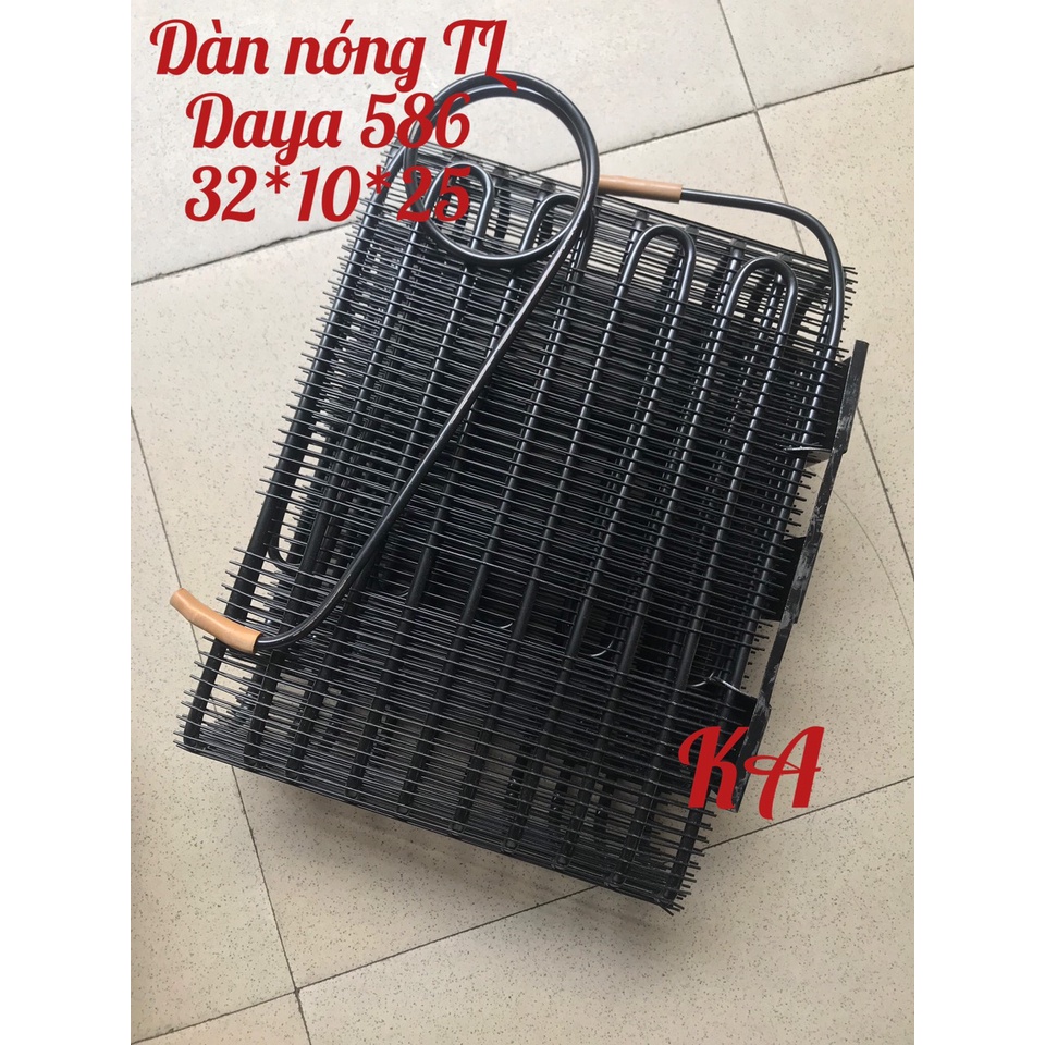 Dàn tản nhiệt tủ mát, dàn nóng cuộn dùng cho lốc tủ lạnh 1/5, 1/6hp