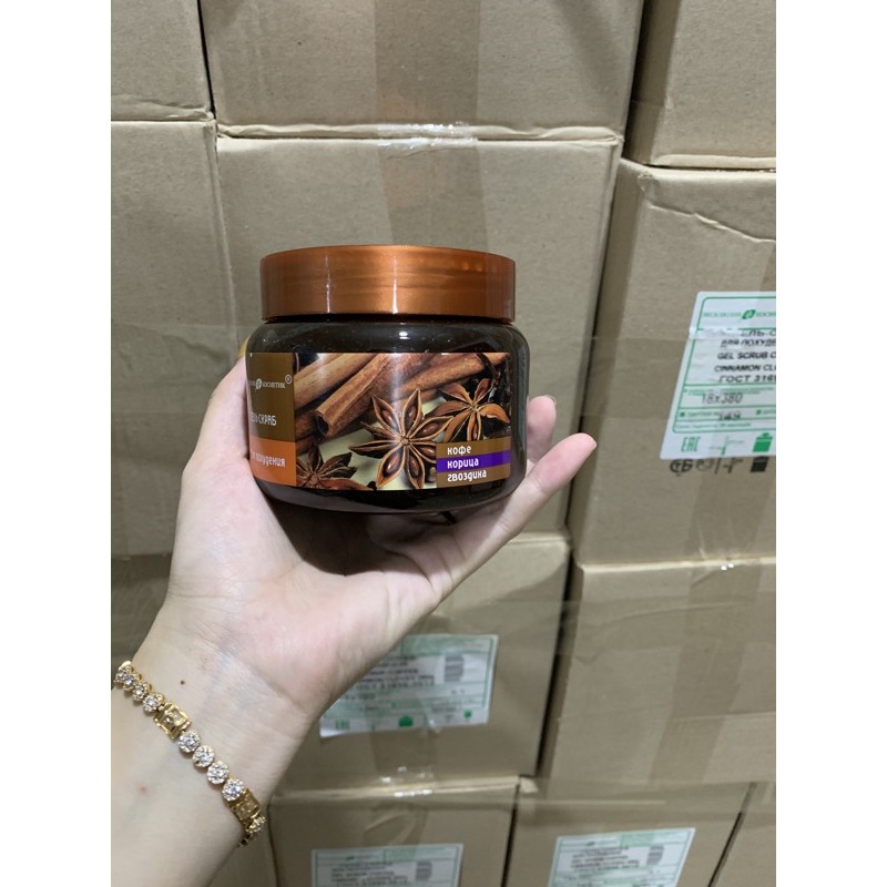 Tẩy da chết body quế hồi Nga 380g | BigBuy360 - bigbuy360.vn