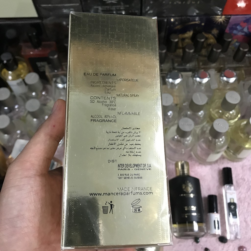 Nước Hoa Nam Mancera Black Gold
