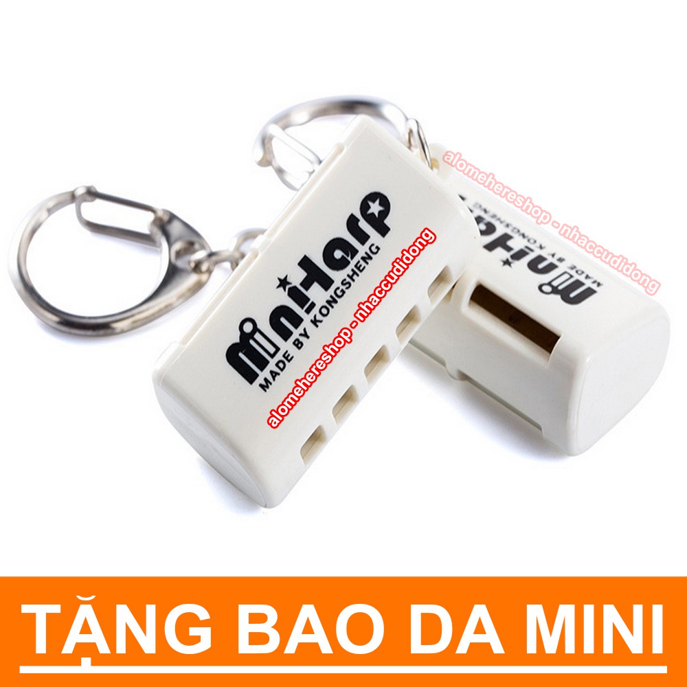 Kèn harmonica mini KongSheng 5 lỗ Trắng