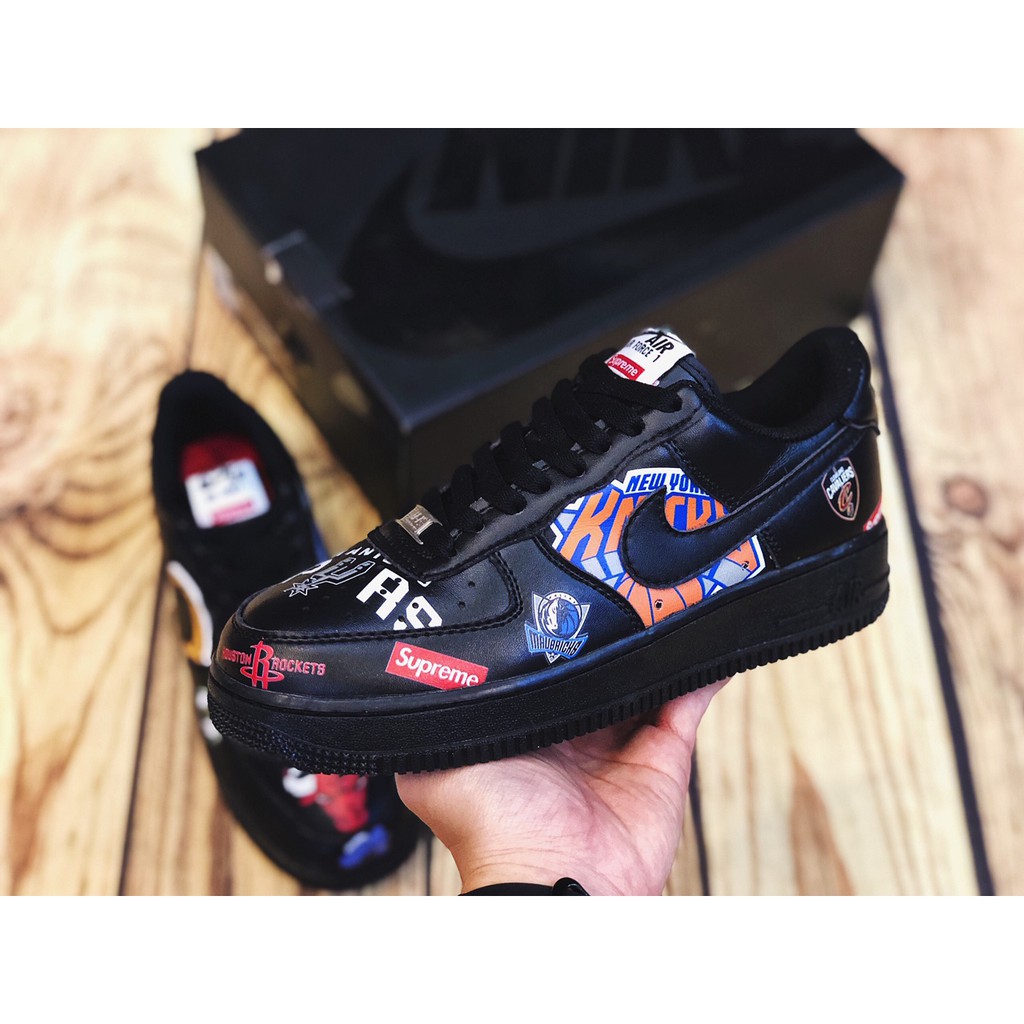 Giày Air Force 1 da PU nam nữ cao cấp nhẹ êm bền thời trang