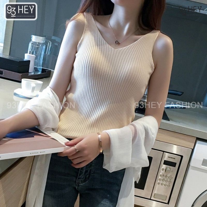 Áo Len Tăm Sát Nách Cổ Tim Ba Lỗ Hàng Quảng Châu 93HEY LBL01 | BigBuy360 - bigbuy360.vn