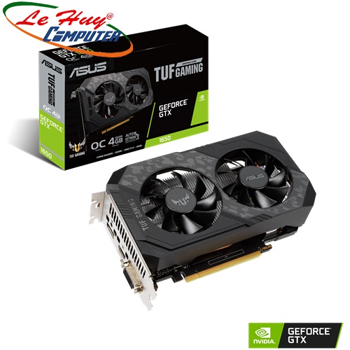 Card màn hình - VGA ASUS TUF Gaming GeForce GTX 1650 OC Edition 4GB GDDR6