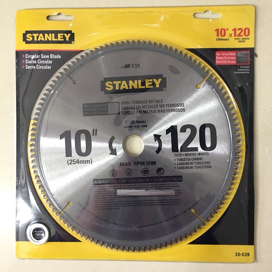 STANLEY - 255MM x 120T LƯỠI CẮT NHÔM 20-539