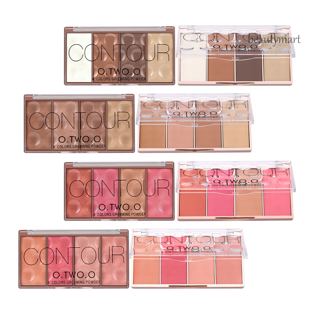 [Hàng mới về] Phấn má hồng tạo khối trang điểm mặt tạo làn da màu đồng 4 màu OTWOO | BigBuy360 - bigbuy360.vn