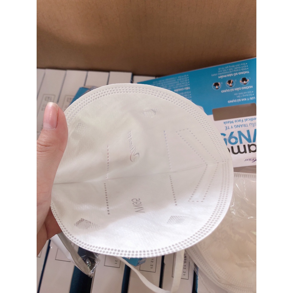Khẩu trang N95 PLUS kháng khuẩn chống bụi siêu mịn hàng cao cấp 5 lớp JESBRAND KTJ1