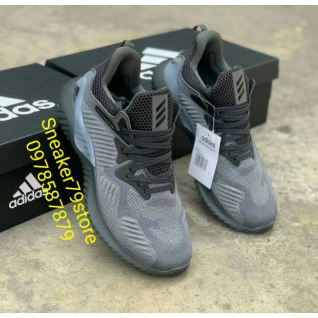 Giày Adidas Alphabounce Xám Nam Hàng Chính Hãng [FullBox - Auth] Hình Ảnh Sản Phẩm Độc Quyền Tại Sneaker79store