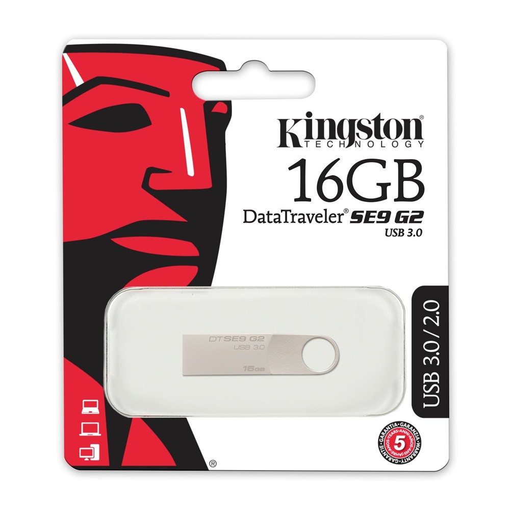 USB Kingston 16GB DataTraveler SE9 G2 tốc độ 3.0 - Bảo hành 5 năm !!!