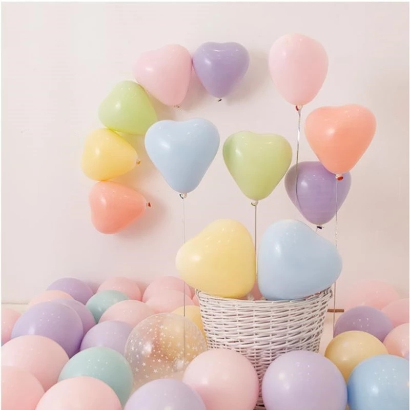 Set 30 Bong Bóng 10 Inch Hình Trái Tim Trang Trí Tiệc Cưới