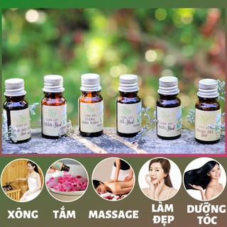 30ml- Tinh Dầu Vỏ Bưởi, Sả Chanh, Thanh Trà, Tràm, Tràm Năm Gân, Thiên Niên Kiện- Tinh Dầu Làng Hạ - Huế- Liên Minh Xanh