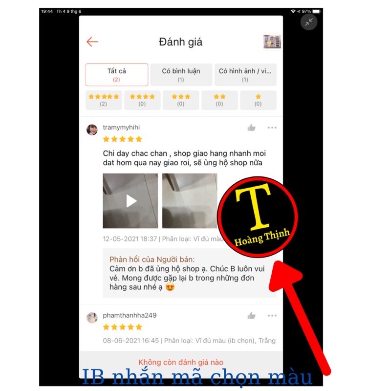 Chỉ Tiger Nhí 1 vĩ  chỉ dày chắc