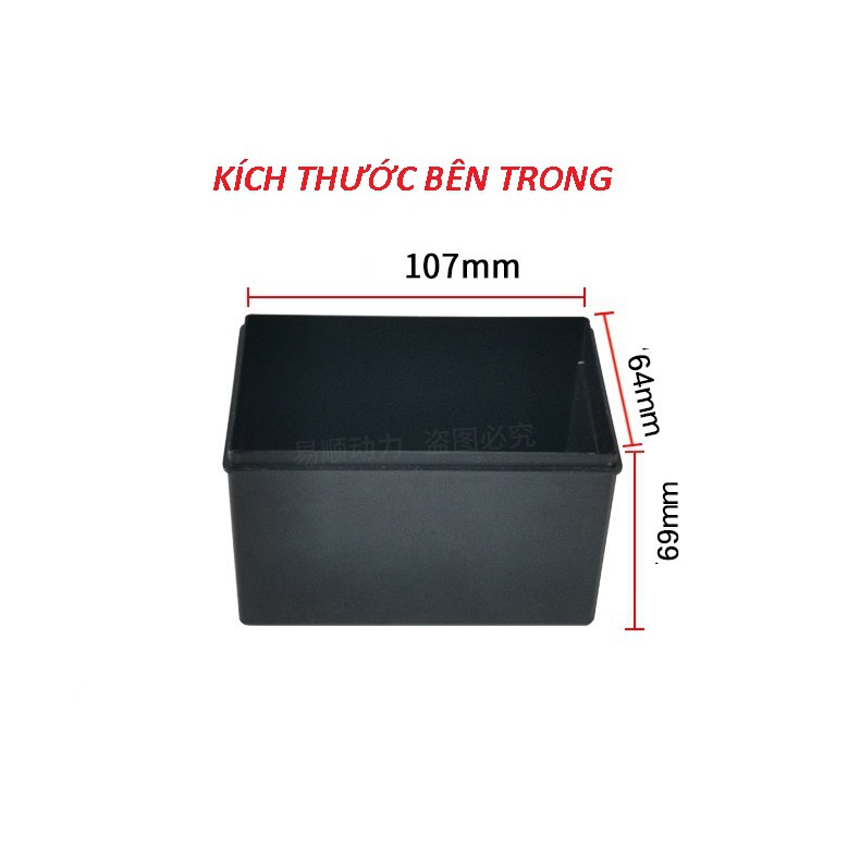 Vỏ nhựa bình acquy xe máy 4Ah YT4 - ES12-M04.