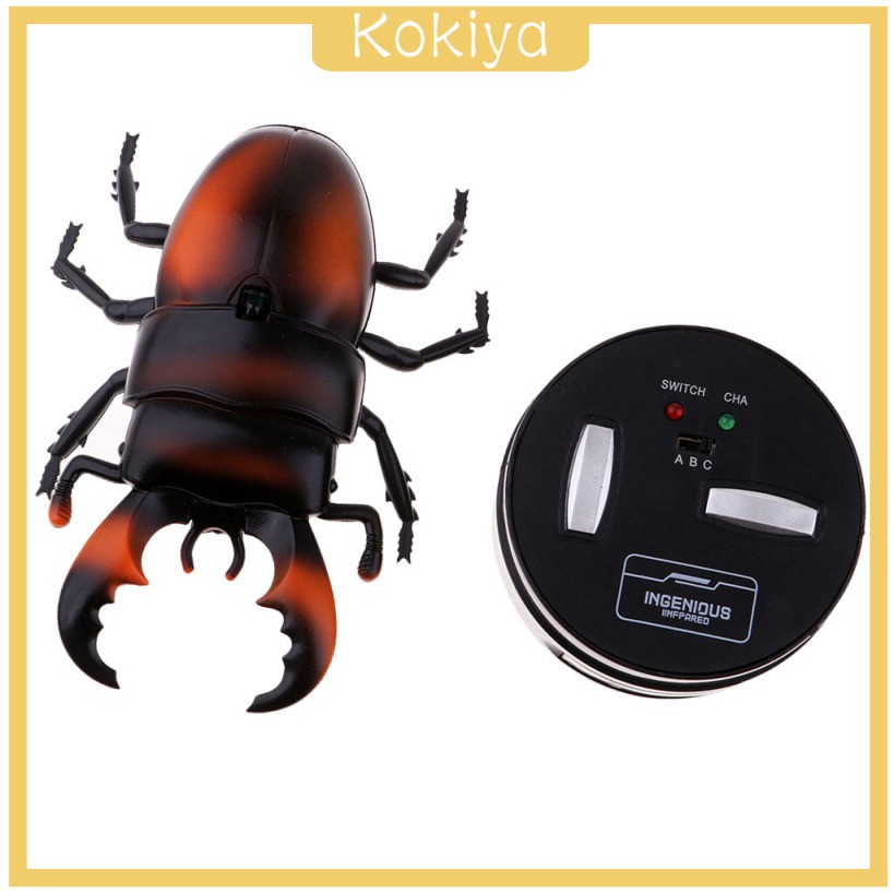 Trang trí tiệc Halloween Đồ chơi bọ cánh cứng RC đáng sợ cho trẻ em Trò vui nhộn