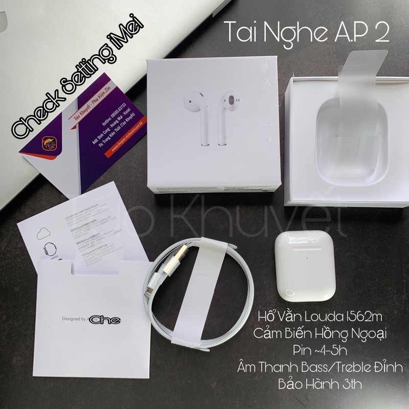 [LOUDA1562m]Tai Nghe AP Blutooth Cao Cấp - Đổi tên, Định vị,...Full Tính Năng ( Tặng Case ) | BigBuy360 - bigbuy360.vn