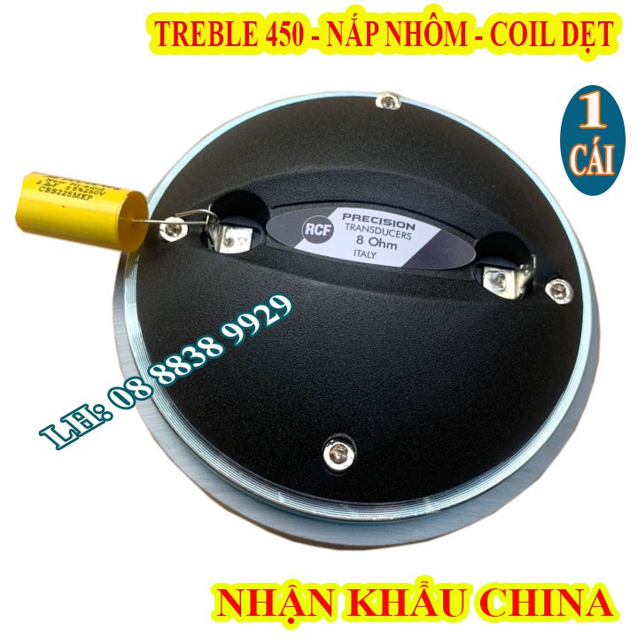 [Mã ELHACE giảm 4% đơn 300K] LOA TREBLE KÈN RCF 450 COIL 45 NẮP NHÔM COIL DẸT CAO CẤP NHẬP KHẨU - GIÁ 1 LOA