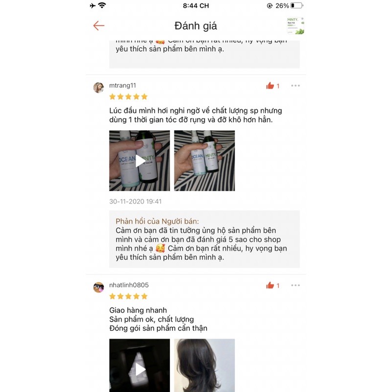 MINTY Hair Mist - Xịt Dưỡng Da Đầu Bạc Hà ( Handmade ) | BigBuy360 - bigbuy360.vn