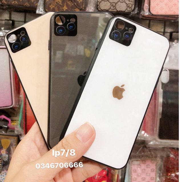 Ốp lưng kính giả ip11 cho ip6/6p/7/7plus/X/Xr/XSMax -