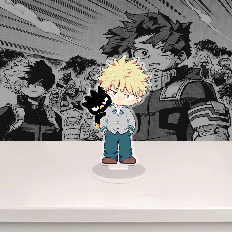 Standee My hero academia, anime Học viện siêu anh hùng, mô hình nhân vật Shoto, Bakugo, Midoriya