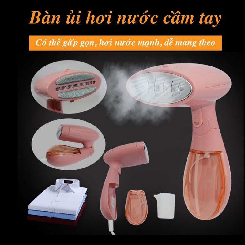 Bàn Là Hơi Nước Cầm Tay SOKANY, Bàn Ủi Hơi Nước Mini Công Suất 1500W, Nhỏ Gọn Là Siêu Nhanh Siêu Tiện Lợi