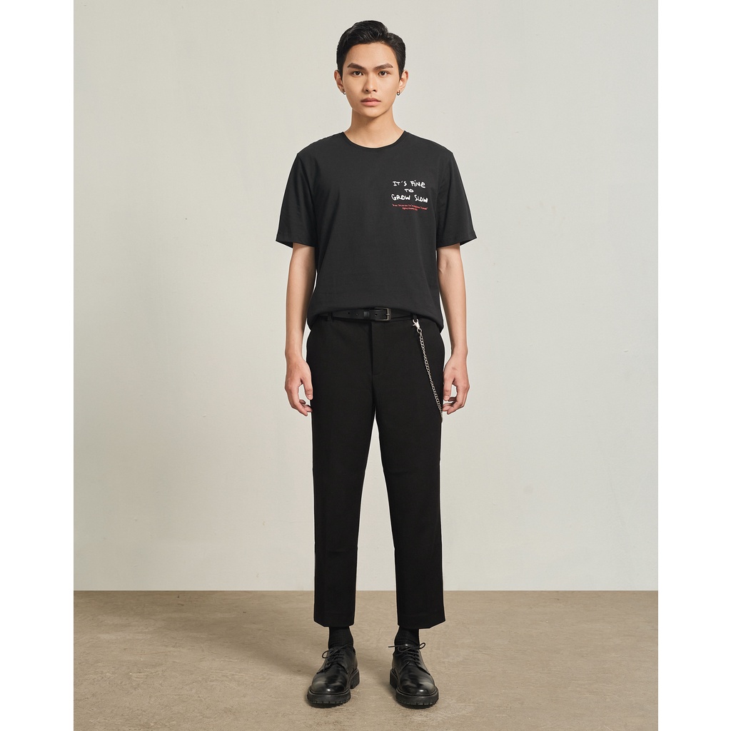 Áo phông nam cotton Highway  Grow Slow