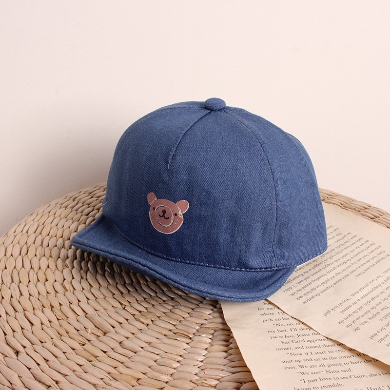 Mũ Lưỡi Trai Cho Bé Hình Gấu Siêu Dễ Thương Phong Cách Hàn Quốc Cho Bé Trai Bé Gái 1 đến 2 tuổi