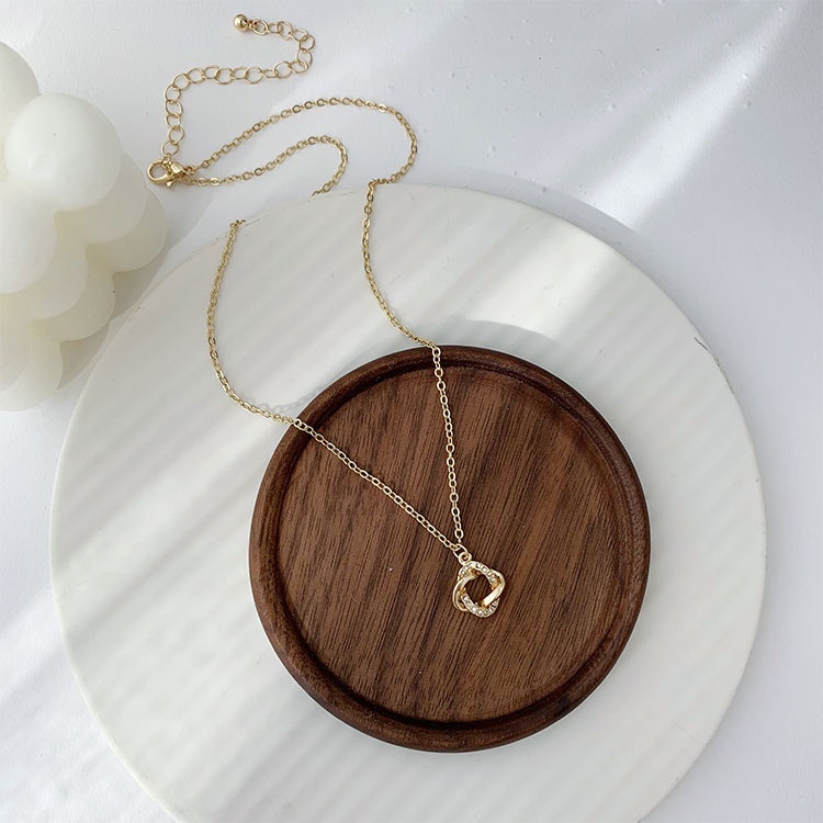 Vòng cổ choker mặt vuông đính đá đan nhau VC019 Leous Accessories