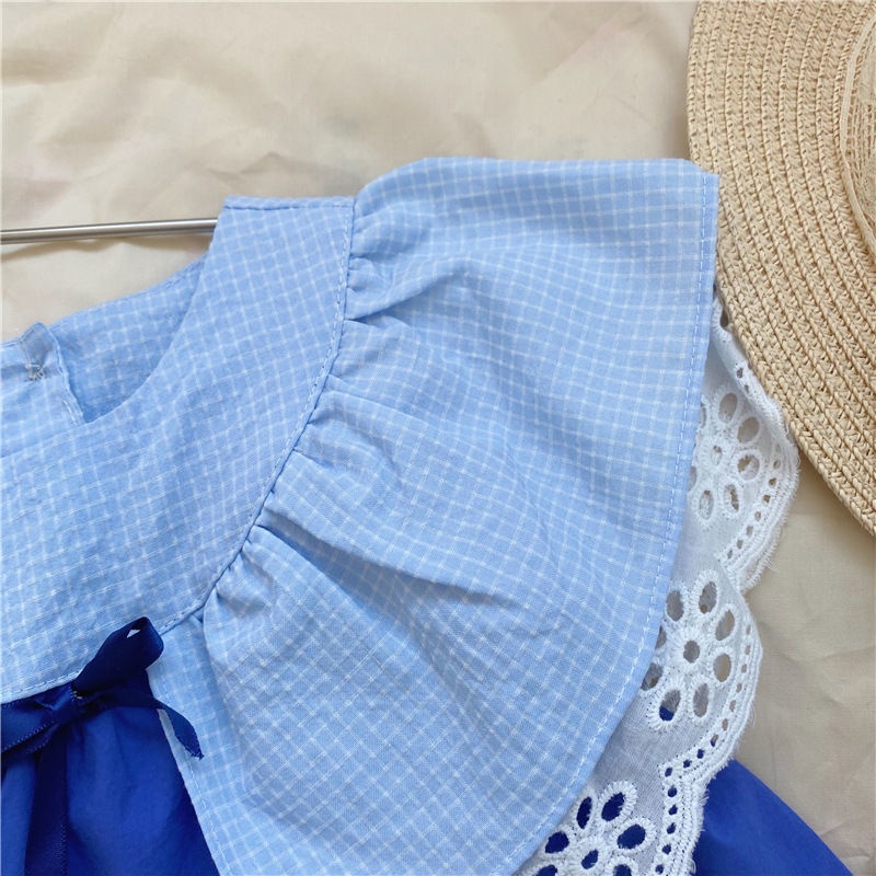 Đầm SáT NáCh Ren Hoa MùA Hè HàN QuốC MớI Cho Bé