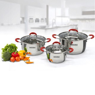 Bộ nồi Inox Hasuka HSK323