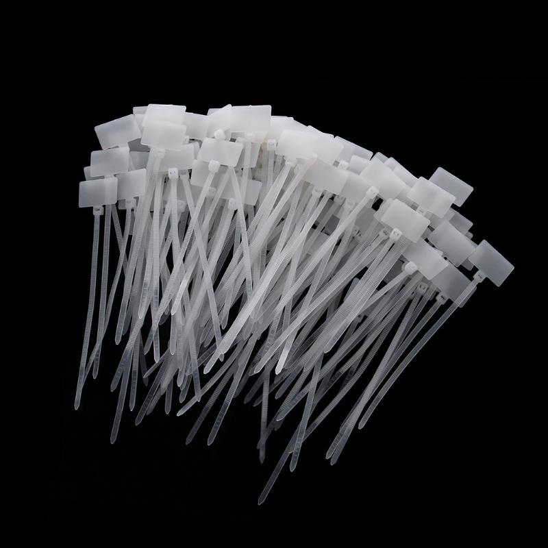 Set 100 Miếng Dán Đánh Dấu Dây Cáp 2x11cm Tiện Dụng