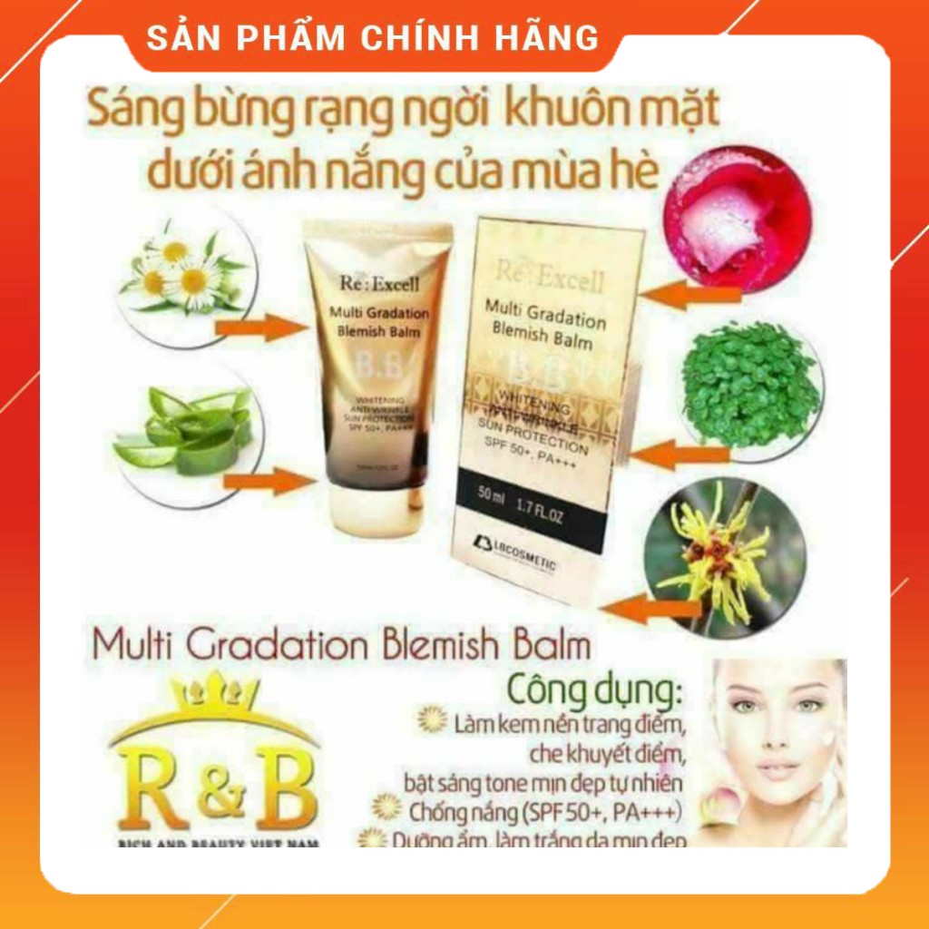 BB Cream Hàn Quốc, kem nền, kem lót, che khuyết điểm, chống nắng SPF50+/ PA+++ | BigBuy360 - bigbuy360.vn
