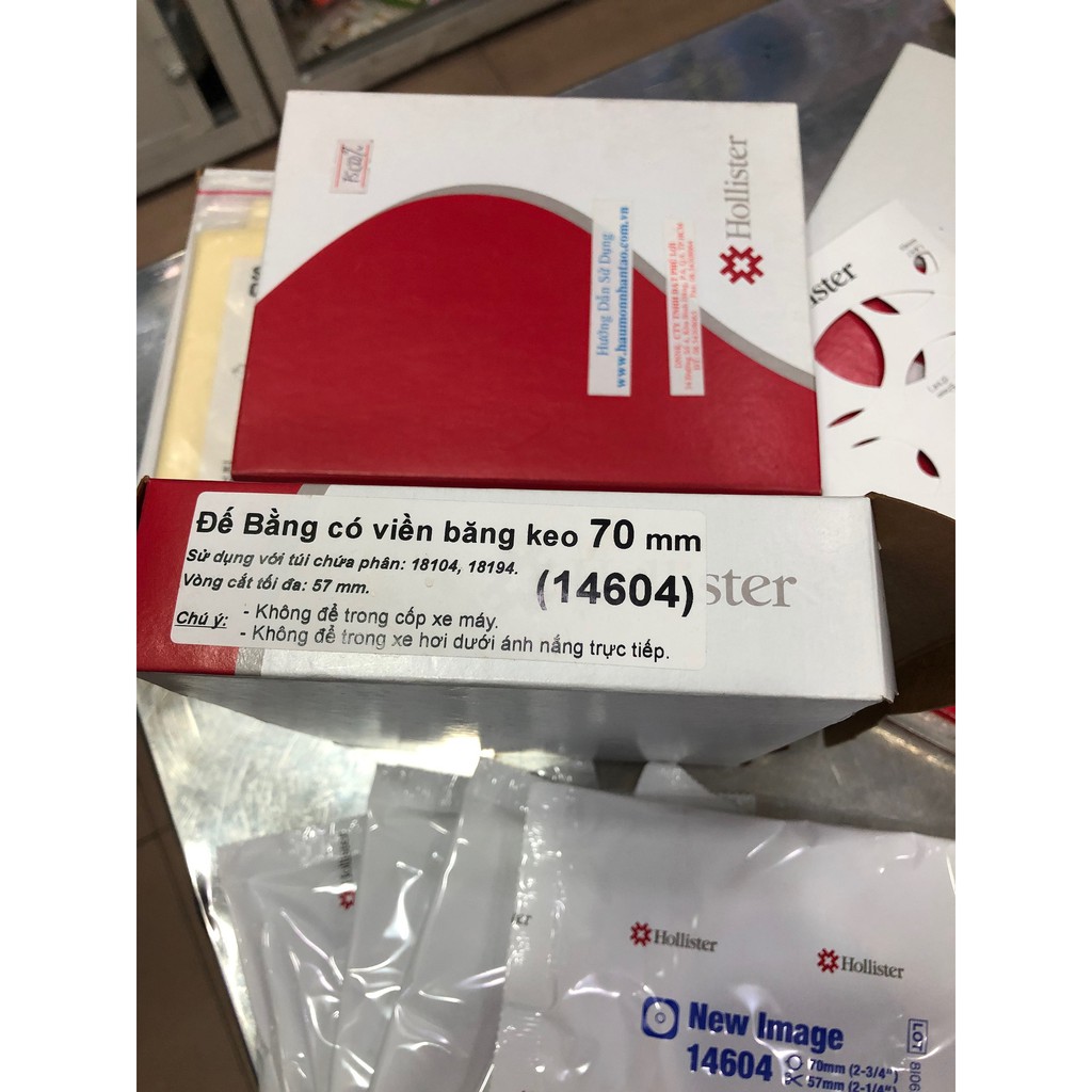 ❤ĐẾ BẰNG HẬU MÔN NHÂN TẠO CÓ VIỀN DÁN BĂNG KEO HOLLISTER ĐẾ DÁN HAI MẢNH HẬU MÔN NHÂN TẠO HOLLISTER 14602 14603 14604 MỸ