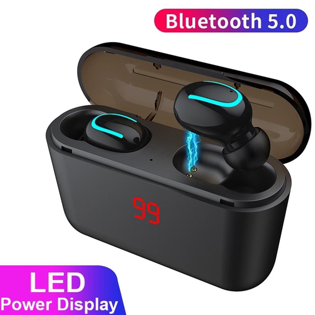 (CAO CẤP) Tai Nghe Bluetooth Không Dây HBQ- Q32 - Chống Nước IPX5 - Nghe 60h - Tích Hợp Micro - Tự Động Kết Nối