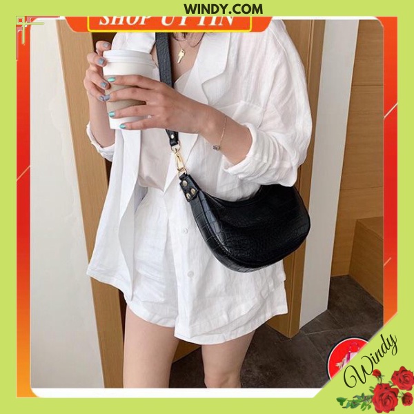 Túi kẹp nách nữ đeo chéo phong cách hàn quốc 2021- WINDY 668