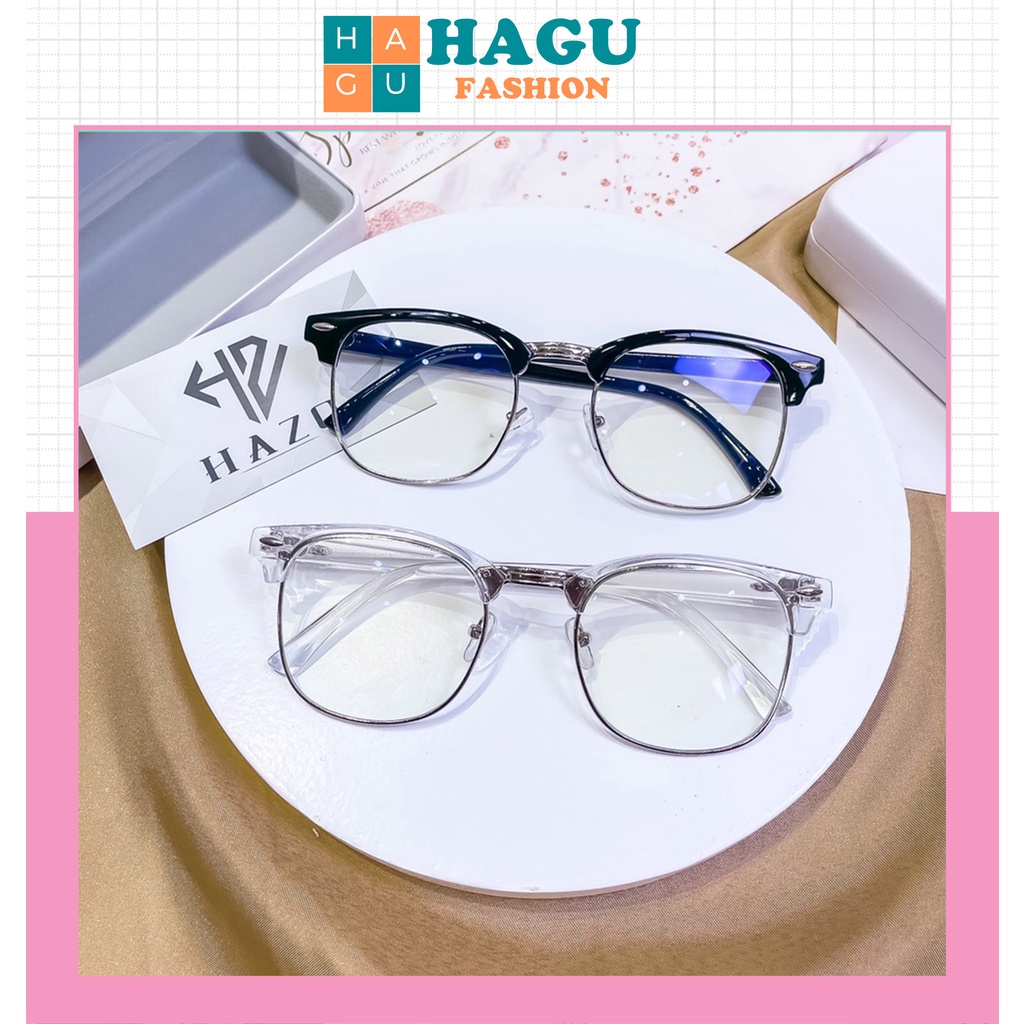 MẮT KÍNH GỌNG CẬN FORM TRÒN NỬA GỌNG NAM NỮ UNISEX PHONG CÁCH CÁ TÍNH CỰC ĐẸP