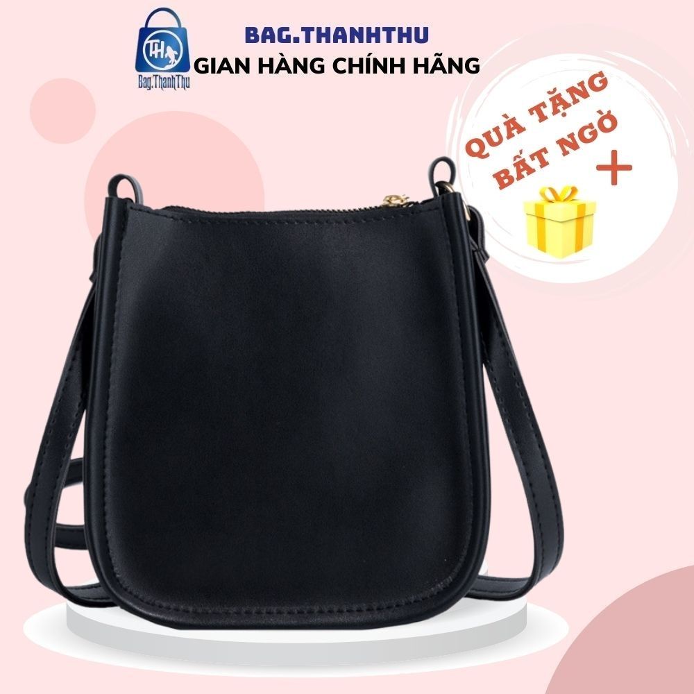 Túi đeo chéo Bag.Thanhthu túi đeo vai thời trang da nẹp viền 538