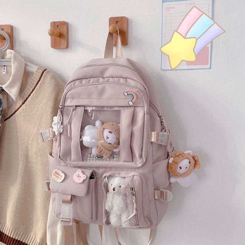 🌹 Balo Ulzzang đi học 2 túi trong xinh xắn siêu ciu 🍀🌈 Hàng có sẵn 🎋