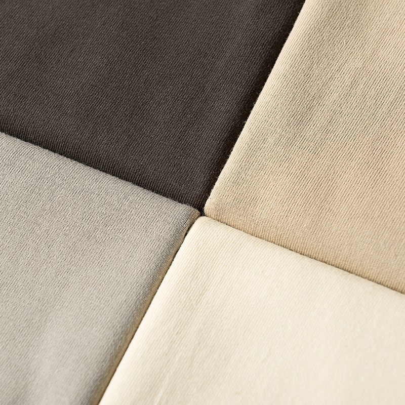 260G Áo phông 100% vải Cotton chải kĩ, loại bỏ lông thừa - Áo thun trơn định lượng 260gsm Màu Tan Unisex Mùa Hè 2022