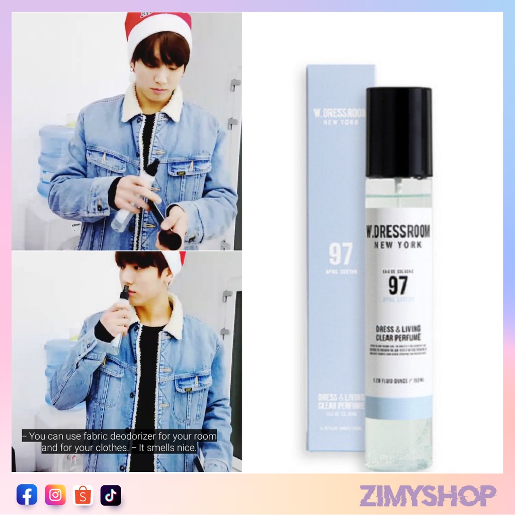 NƯỚC HOA XỊT THƠM BTS W.DRESSROOM 70ml 150ml I ORDER CHÍNH HÃNG WEB HÀN