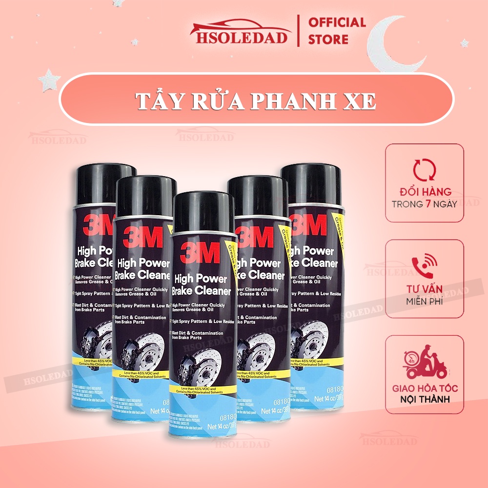 Tẩy Rửa Phanh Xe Ô Tô 3M High Power Brake Cleaner 3M 08880